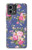 W3265 Vintage Flower Pattern Funda Carcasa Case y Caso Del Tirón Funda para Motorola Moto G Stylus 5G (2023)