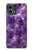 W3713 Purple Quartz Amethyst Graphic Printed Funda Carcasa Case y Caso Del Tirón Funda para Motorola Moto G Stylus 5G (2023)