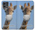 W3806 Funny Giraffe Funda Carcasa Case y Caso Del Tirón Funda para Motorola Moto G Stylus 5G (2023)