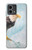 W3843 Bald Eagle On Ice Funda Carcasa Case y Caso Del Tirón Funda para Motorola Moto G Stylus 5G (2023)