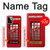 W0058 British Red Telephone Box Funda Carcasa Case y Caso Del Tirón Funda para Motorola Moto G Power (2023) 5G
