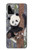 W3793 Cute Baby Panda Snow Painting Funda Carcasa Case y Caso Del Tirón Funda para Motorola Moto G Power (2023) 5G