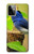 W3839 Bluebird of Happiness Blue Bird Funda Carcasa Case y Caso Del Tirón Funda para Motorola Moto G Power (2023) 5G