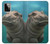 W3871 Cute Baby Hippo Hippopotamus Funda Carcasa Case y Caso Del Tirón Funda para Motorola Moto G Power (2023) 5G