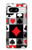 W3463 Poker Card Suit Funda Carcasa Case y Caso Del Tirón Funda para Google Pixel 8