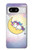 W3485 Cute Unicorn Sleep Funda Carcasa Case y Caso Del Tirón Funda para Google Pixel 8