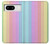 W3849 Colorful Vertical Colors Funda Carcasa Case y Caso Del Tirón Funda para Google Pixel 8