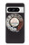 W0059 Retro Rotary Phone Dial On Funda Carcasa Case y Caso Del Tirón Funda para Google Pixel 8 pro