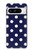 W3533 Blue Polka Dot Funda Carcasa Case y Caso Del Tirón Funda para Google Pixel 8 pro