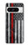 W3687 Firefighter Thin Red Line American Flag Funda Carcasa Case y Caso Del Tirón Funda para Google Pixel 8 pro