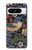 W3791 William Morris Strawberry Thief Fabric Funda Carcasa Case y Caso Del Tirón Funda para Google Pixel 8 pro