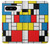 W3814 Piet Mondrian Line Art Composition Funda Carcasa Case y Caso Del Tirón Funda para Google Pixel 8 pro