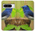 W3839 Bluebird of Happiness Blue Bird Funda Carcasa Case y Caso Del Tirón Funda para Google Pixel 8 pro