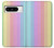 W3849 Colorful Vertical Colors Funda Carcasa Case y Caso Del Tirón Funda para Google Pixel 8 pro