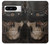 W3852 Steampunk Skull Funda Carcasa Case y Caso Del Tirón Funda para Google Pixel 8 pro