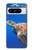 W3898 Sea Turtle Funda Carcasa Case y Caso Del Tirón Funda para Google Pixel 8 pro