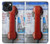 W3925 Collage Vintage Pay Phone Funda Carcasa Case y Caso Del Tirón Funda para iPhone 14