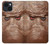 W3940 Leather Mad Face Graphic Paint Funda Carcasa Case y Caso Del Tirón Funda para iPhone 14