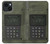 W3959 Military Radio Graphic Print Funda Carcasa Case y Caso Del Tirón Funda para iPhone 14