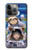 W3915 Raccoon Girl Baby Sloth Astronaut Suit Funda Carcasa Case y Caso Del Tirón Funda para iPhone 14 Pro