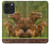 W3917 Capybara Family Giant Guinea Pig Funda Carcasa Case y Caso Del Tirón Funda para iPhone 14 Pro