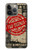 W3937 Text Top Secret Art Vintage Funda Carcasa Case y Caso Del Tirón Funda para iPhone 14 Pro