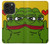 W3945 Pepe Love Middle Finger Funda Carcasa Case y Caso Del Tirón Funda para iPhone 14 Pro