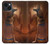 W3919 Egyptian Queen Cleopatra Anubis Funda Carcasa Case y Caso Del Tirón Funda para iPhone 14 Plus