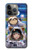 W3915 Raccoon Girl Baby Sloth Astronaut Suit Funda Carcasa Case y Caso Del Tirón Funda para iPhone 14 Pro Max