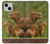 W3917 Capybara Family Giant Guinea Pig Funda Carcasa Case y Caso Del Tirón Funda para iPhone 13
