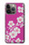 W3924 Cherry Blossom Pink Background Funda Carcasa Case y Caso Del Tirón Funda para iPhone 13