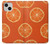 W3946 Seamless Orange Pattern Funda Carcasa Case y Caso Del Tirón Funda para iPhone 13