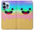 W3939 Ice Cream Cute Smile Funda Carcasa Case y Caso Del Tirón Funda para iPhone 13 Pro