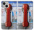 W3925 Collage Vintage Pay Phone Funda Carcasa Case y Caso Del Tirón Funda para iPhone 13 mini