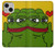 W3945 Pepe Love Middle Finger Funda Carcasa Case y Caso Del Tirón Funda para iPhone 13 mini