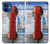 W3925 Collage Vintage Pay Phone Funda Carcasa Case y Caso Del Tirón Funda para iPhone 12 mini