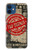 W3937 Text Top Secret Art Vintage Funda Carcasa Case y Caso Del Tirón Funda para iPhone 12 mini