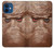 W3940 Leather Mad Face Graphic Paint Funda Carcasa Case y Caso Del Tirón Funda para iPhone 12 mini