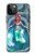 W3911 Cute Little Mermaid Aqua Spa Funda Carcasa Case y Caso Del Tirón Funda para iPhone 12 Pro Max