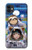 W3915 Raccoon Girl Baby Sloth Astronaut Suit Funda Carcasa Case y Caso Del Tirón Funda para iPhone 11