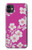 W3924 Cherry Blossom Pink Background Funda Carcasa Case y Caso Del Tirón Funda para iPhone 11