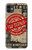 W3937 Text Top Secret Art Vintage Funda Carcasa Case y Caso Del Tirón Funda para iPhone 11