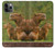 W3917 Capybara Family Giant Guinea Pig Funda Carcasa Case y Caso Del Tirón Funda para iPhone 11 Pro Max