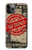 W3937 Text Top Secret Art Vintage Funda Carcasa Case y Caso Del Tirón Funda para iPhone 11 Pro Max