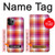 W3941 LGBT Lesbian Pride Flag Plaid Funda Carcasa Case y Caso Del Tirón Funda para iPhone 11 Pro Max