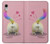 W3923 Cat Bottom Rainbow Tail Funda Carcasa Case y Caso Del Tirón Funda para iPhone XR