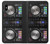 W3931 DJ Mixer Graphic Paint Funda Carcasa Case y Caso Del Tirón Funda para iPhone X, iPhone XS