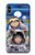 W3915 Raccoon Girl Baby Sloth Astronaut Suit Funda Carcasa Case y Caso Del Tirón Funda para iPhone XS Max