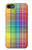 W3942 LGBTQ Rainbow Plaid Tartan Funda Carcasa Case y Caso Del Tirón Funda para iPhone 7, iPhone 8, iPhone SE (2020) (2022)