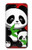 W3929 Cute Panda Eating Bamboo Funda Carcasa Case y Caso Del Tirón Funda para iPhone 7 Plus, iPhone 8 Plus